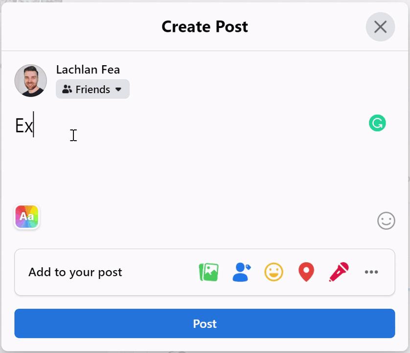 How to tag a shop page on facebook