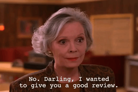 Person shaking their head saying, "No. Darling, I wanted to give you a good review. This is just not a good restaurant"