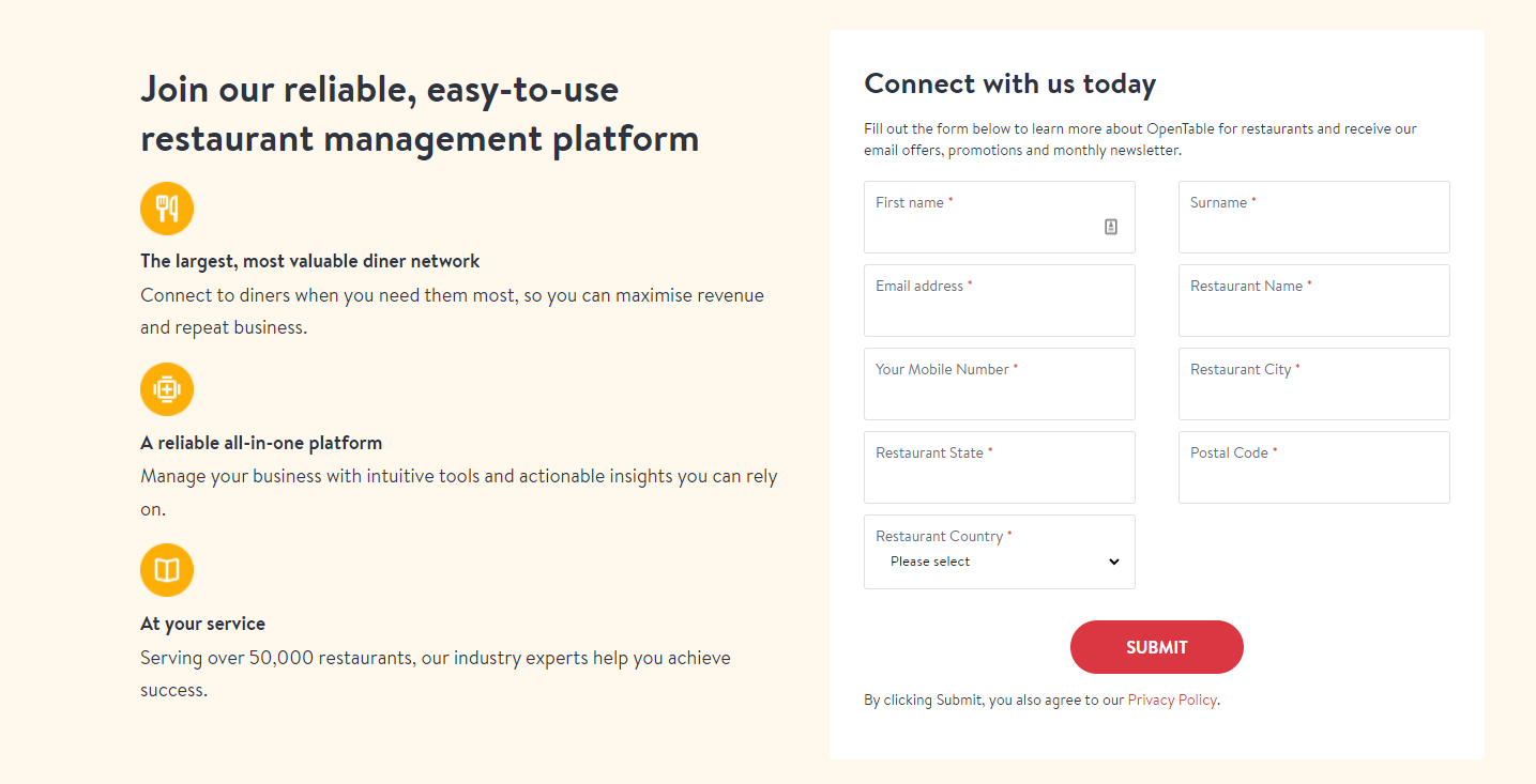 Overview of OpenTable for Restaurants 