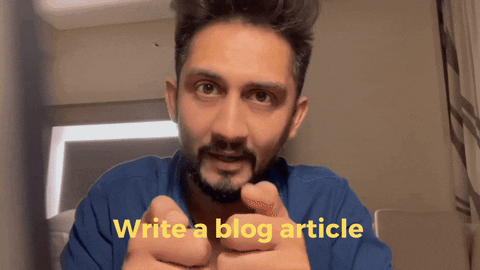 "Write a blog article"