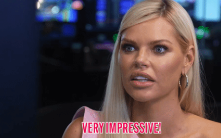 Sophie Monk saying "very impressive!"