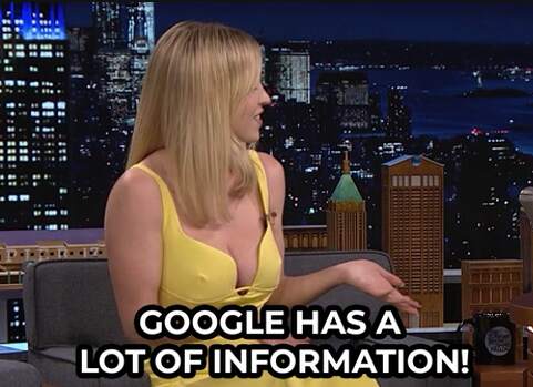 "Google has a lot of information!"