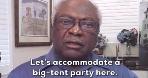 "Let's accommodate a big-tent party here."