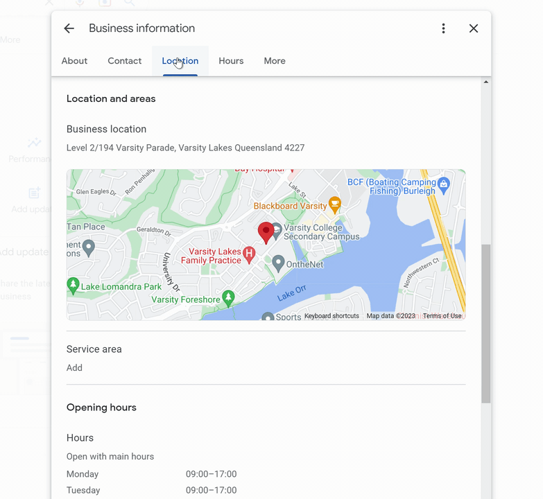 Adjust the map pin in your Google Business Profile